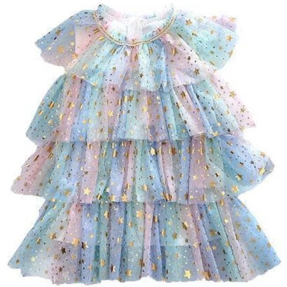 Lola + The Boys Multicolor Starry Dress
